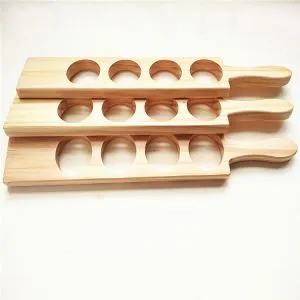 سینی جعبه ی شراب چوبی